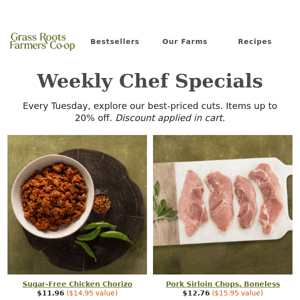 Weekly Chef Specials