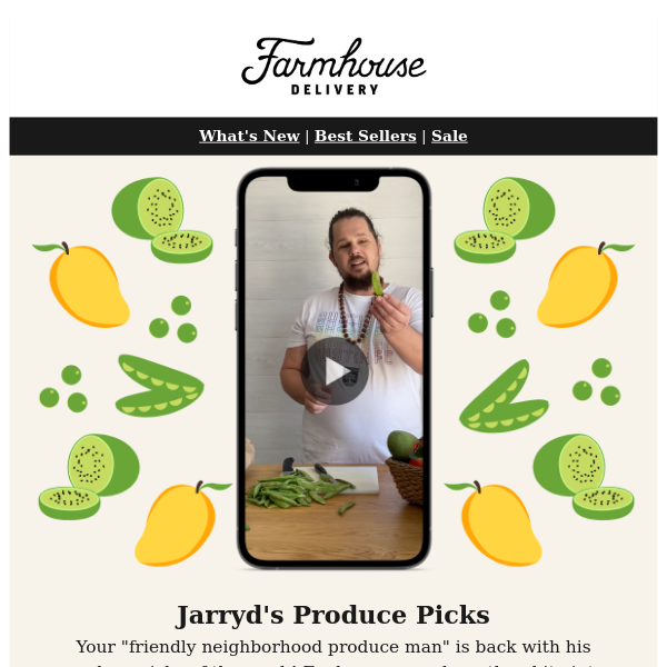 Watch Episode 2 of Jarryd's Produce Picks! 🌱🥭🥝