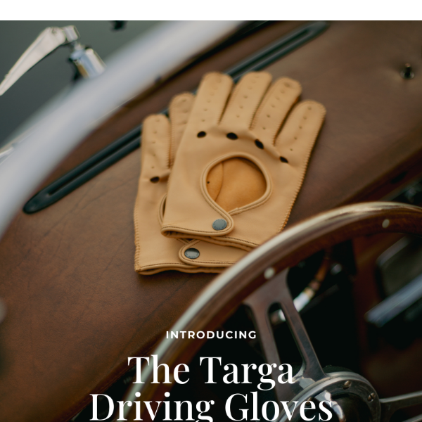 Introducing: The Targa Driving Gloves | Café Leather