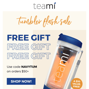 1 Day only 🍂 Free Navy Tumbler!