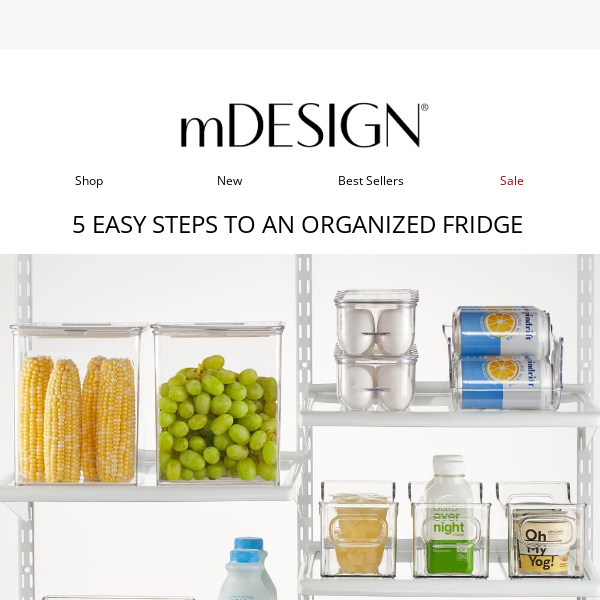 Save Time and Reduce Waste with a Well-Organized Fridge ✔️