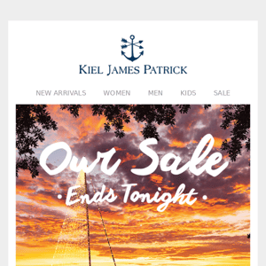 Our Sale Ends Tonight!