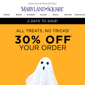 Get In The Halloween Spirit With 30% Off