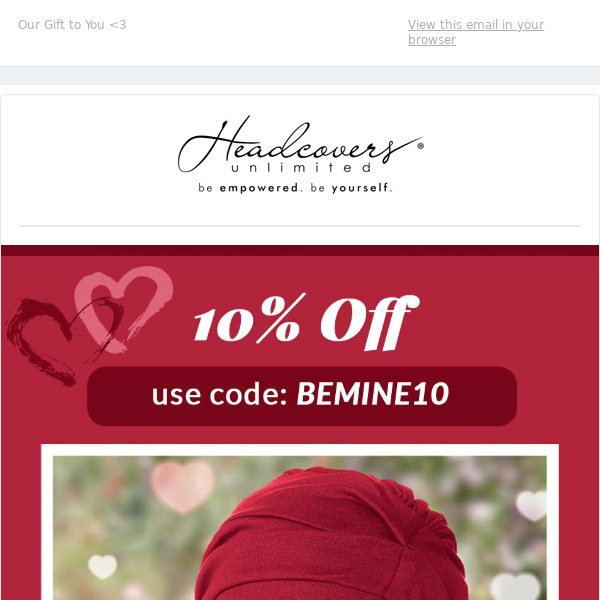 10% Off 💖 Valentine's Flash Sale