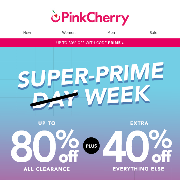 💸 Super-Prime Clearance Deals 💸 - Pink Cherry
