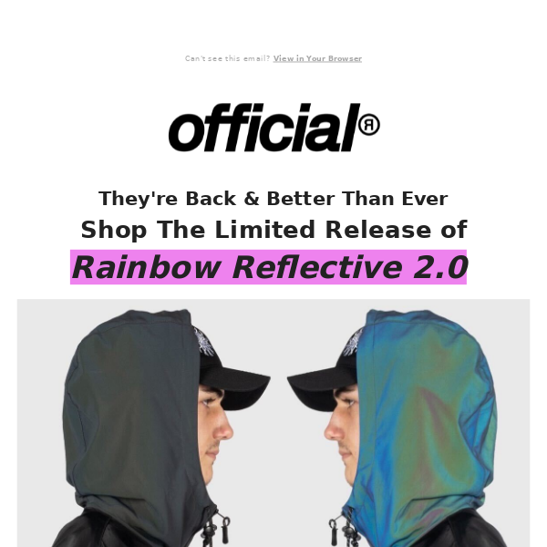 N E W Rainbow Reflective 2.0