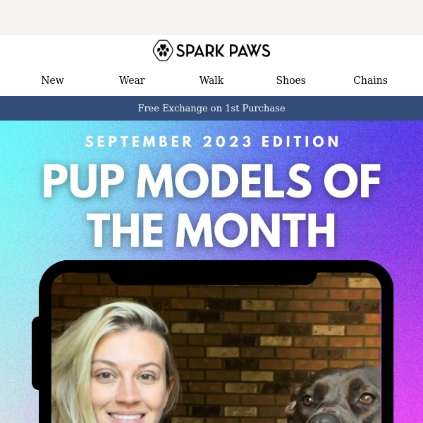 Pup Model of the Month: Sept Edition 😍