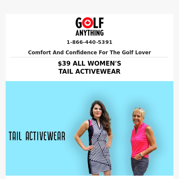 70% Off Tail Women's Activewear