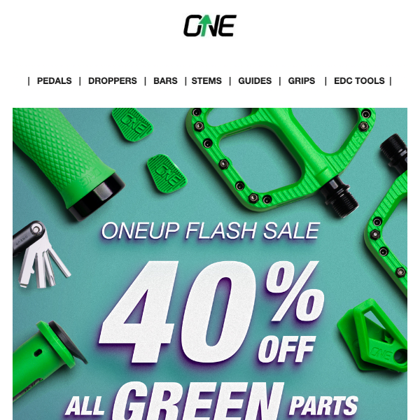 🟩 40% off all Green parts for 24hrs 🟩