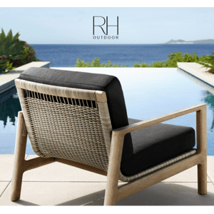 Bold Form & All-Weather Texture. Handwoven Outdoor Collections in Premium Solid Teak.