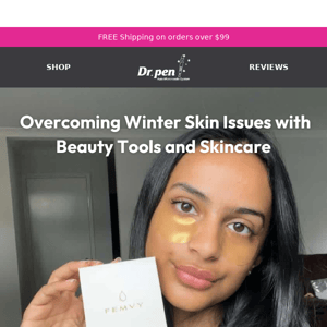 Struggle with skin issues during winter? 😣