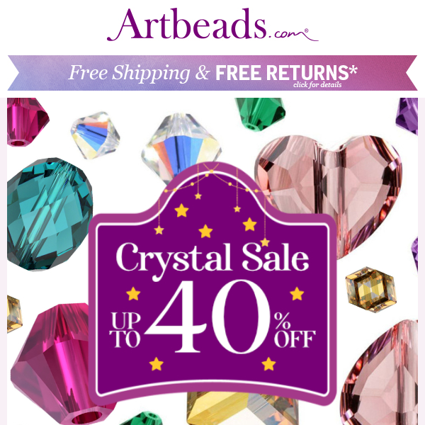 A Sparkling Sale 💎 Up to 40% off Crystal - Including PRESTIGE!