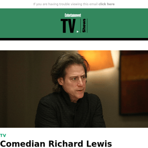 Comedian Richard Lewis reveals Parkinson's diagnosis