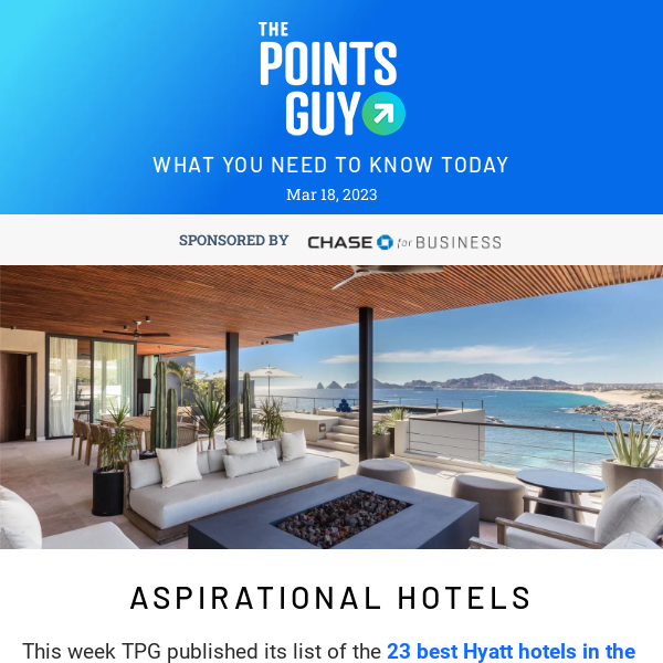 ✈ Best Hyatt Hotels, Booking Hyatt Awards When You Don’t Have Enough Points & More News From TPG ✈
