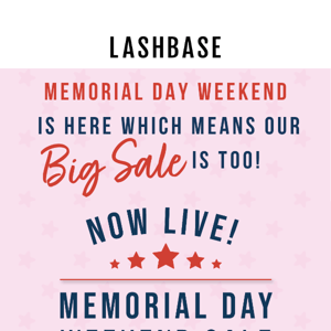 Our 𝘽𝙄𝙂𝙂𝙀𝙎𝙏 sale is 𝑳𝑰𝑽𝑬 🇺🇸 ✨