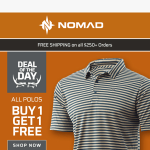 Deal of the Day: BOGO Polos