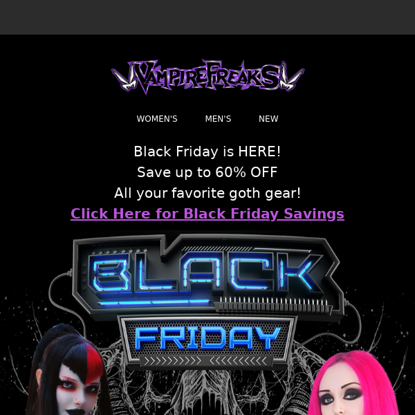 🖤 Black Friday is HERE! 🦇