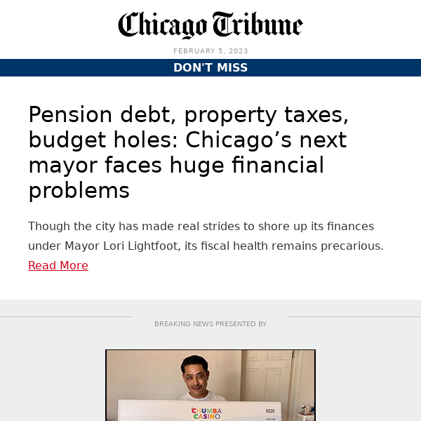 Chicago’s next mayor faces huge financial problems with pension debt, property taxes and budget holes 