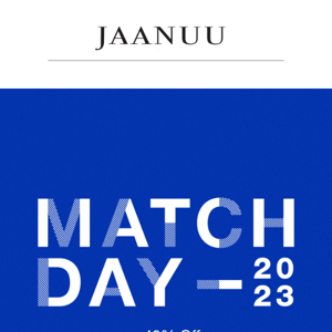 40% Off Scrub Sets for Match Day