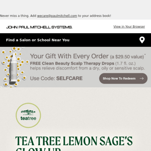 🍋 🌿 Tea Tree Lemon Sage’s Glow Up