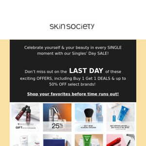 Last Chance for SINGLE SAVINGS!