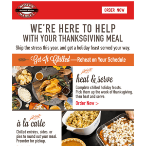 We're Here To Help With All Your Thanksgiving Needs!!