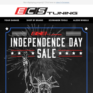 ECS Tuning Independence Day Sale! - Up to 50% off over 30 brands