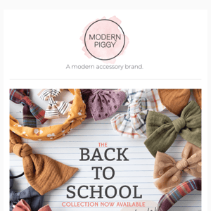 Back to School is here! Up to 30% off our entire shop.