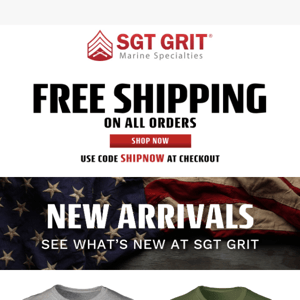 Free Shipping on All Orders!