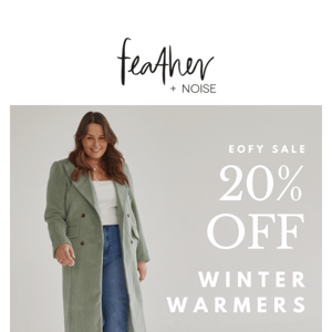 20% Off Coats & Jackets*