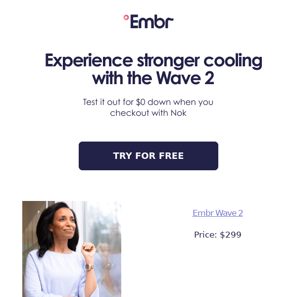 Stronger cooling with the Embr Wave 2