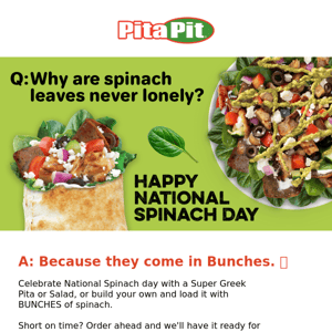 Bunches of Ways to Celebrate National Spinach Day