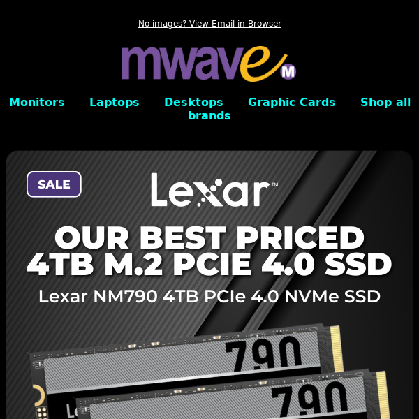 CRAZY PRICE on 4TB Lexar M.2 SSD