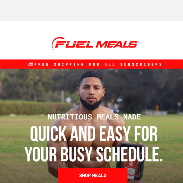 Fuel up and save time this spring with Fuel Meals ⏰