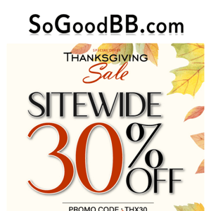 💗Thanksgiving Special Offer💗SITEWIDE 30% OFF !! New + Back In Stock !!