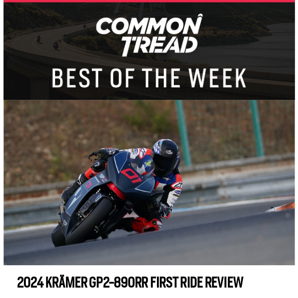 CT Digest: 2024 Krämer GP2-890RR first ride review