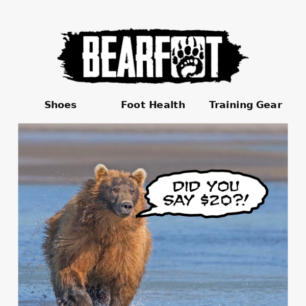 Do you want more colors Bearfoot Athletics?