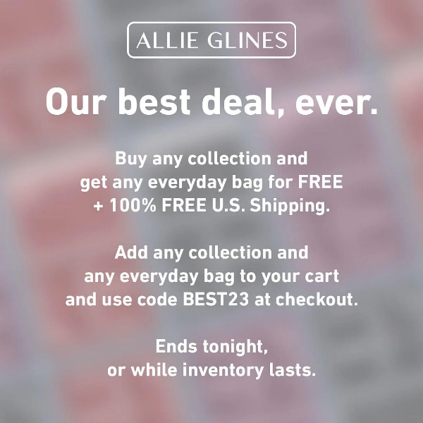 Our best deal, ever: ENDS TONIGHT 🚨