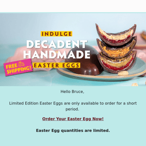 Ending Soon Limited Edition Handmade Easter Eggs