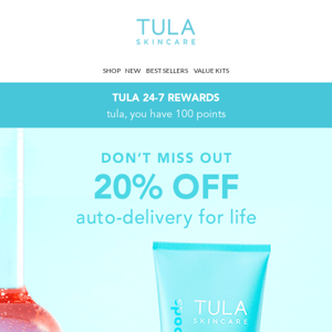 20% off auto-delivery orders for LIFE