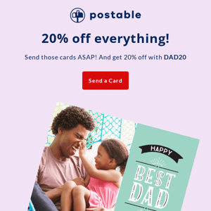 Our Father's Day Sale is almost over! 