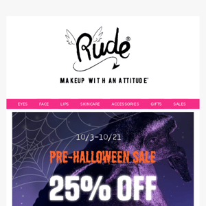 Pre-Halloween Sale!