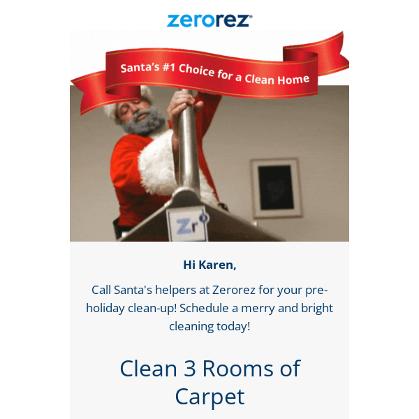 🎄 Sparkle and Shine this Season with Zerorez!