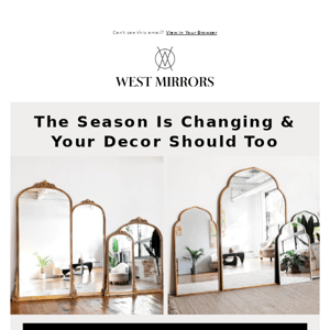🍂 The Season Is Changing & Your Decor Should Too
