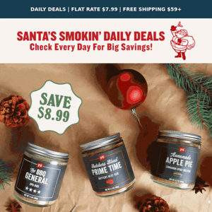 Buy 2 Get 1 Rubs  🎅 Santa's Smokin' Deals