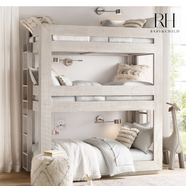 Three’s Company. The Thayer Triple Bunk Bed.