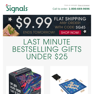 Ends at Midnight: Flat Ship Sale