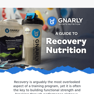 A Guide to Recovery Nutrition