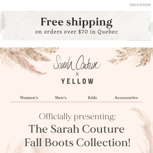 Don't miss this! New Sarah Couture's boot collection 🍂