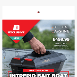 🎣 Intrepid Bait Boat - In-Store Now  🎣
